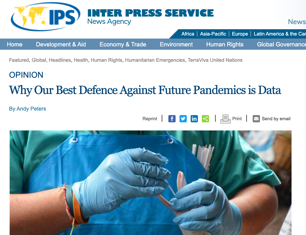 Our Best Defence Against Future Pandemics is Data